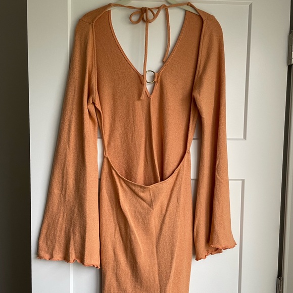 Savannah Morrow YARA DRESS PEACH Size M - Picture 13 of 16